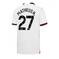 Dres Manchester City Matheus Nunes #27 Gostujuci 2023-24 Kratak Rukav